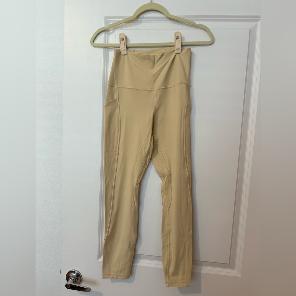 lululemon Align HR Pant 25" with Pockets - Prosecco - Picture 3 of 4